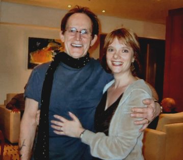 Lance Henriksen with fan Sue Myatt.