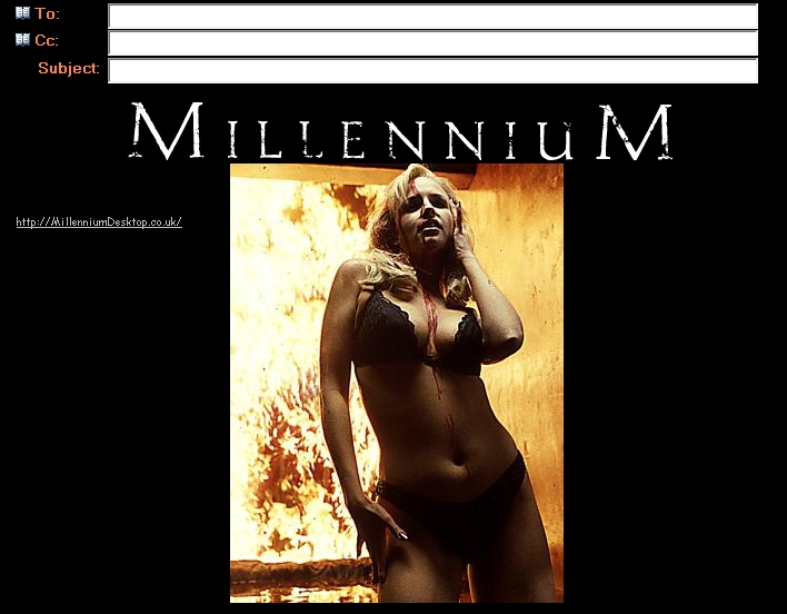 Millennium: Pilot incredimail stationary screenshot.