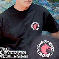 A Lance Henriksen Pottery promotional T-Shirt