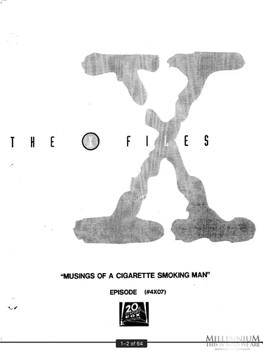 More information about "xf 4x07 Musings of a Cigarette Smoking Man script"